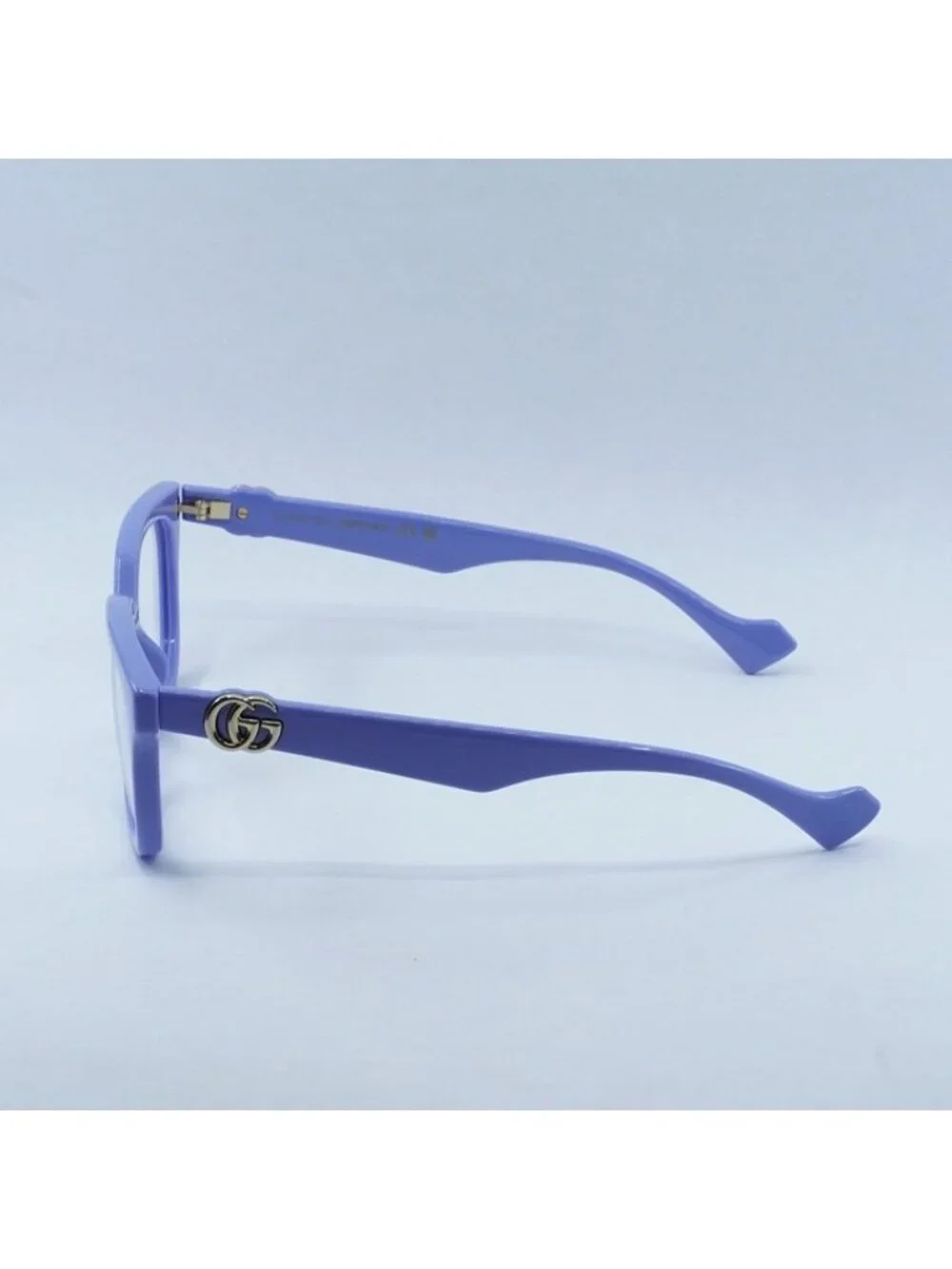 Gucci GG1536O 008 Eyeglasses Lilac 53mm Square Frame